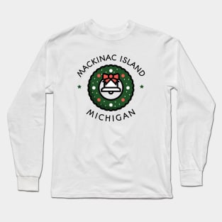 Mackinac Island, Michigan Christmas Long Sleeve T-Shirt